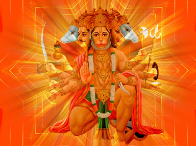 Information about Panchmukhi Hanuman and the story behind the five faces of Hanuman